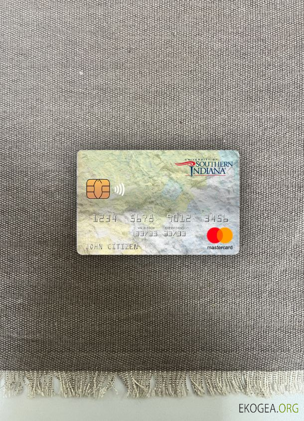 USA University of Southern Indiana banque mastercard photolook ,